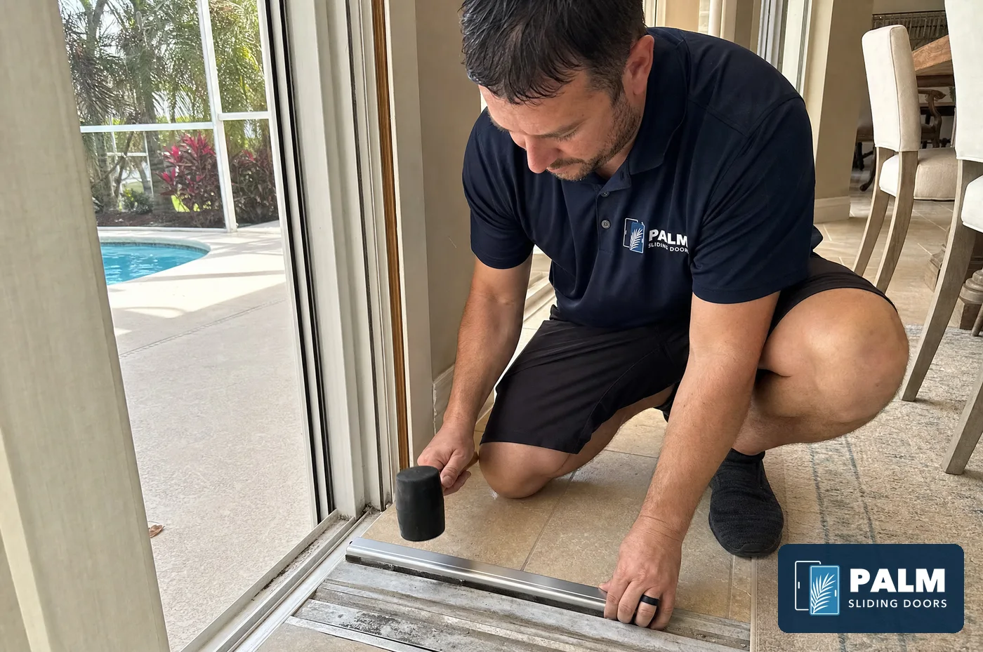 Sliding Door Track Repair